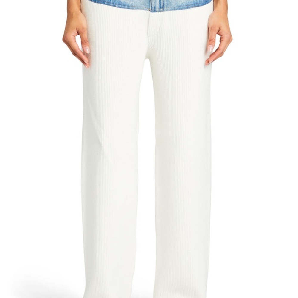 SER.O.YA CHANI KNIT DENIM PANT Size Small